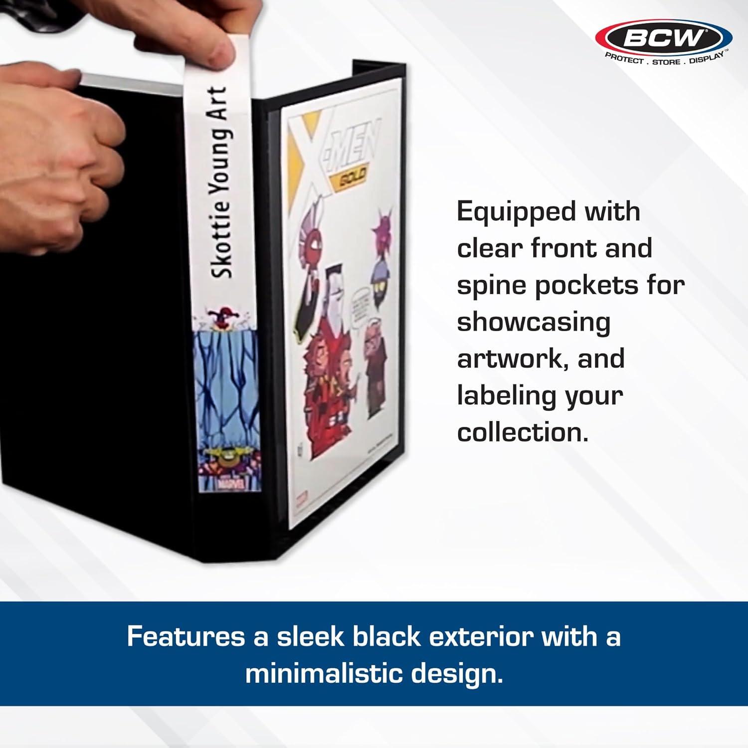 image:imageBCW Comic Book StorFolio 1 Pack Comic Book Travel Case for Current amp Silver Age Magnetic Comic Folio CarrierSingle