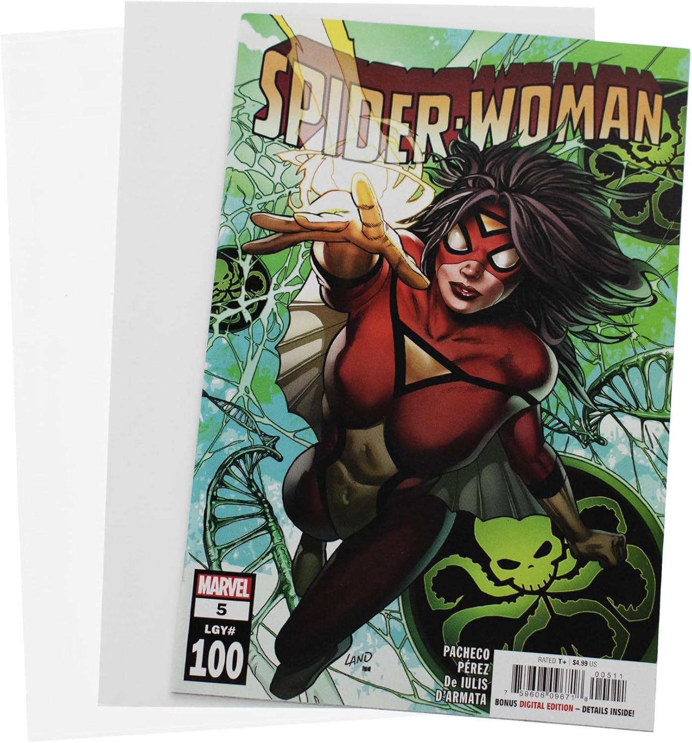image:imageBCW Current Resealable Comic Bags amp Boards Preloaded Sleeves amp Backer Boards for Modern Comics 250 Pack100 Pack