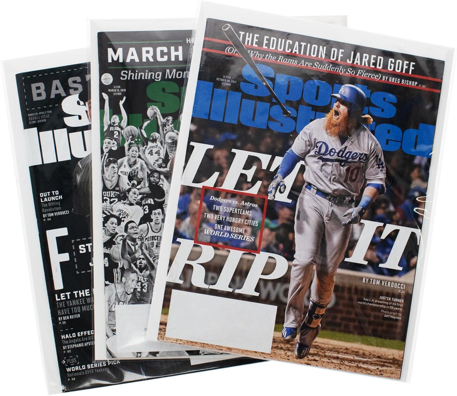 image:imageBCW Magazine Bags and Boards 25 Pack Premade Resealable Magazine Protectors Standard Size 8 x 11 Magazine Sleeves and Boards PreLoaded for Storage and Display50