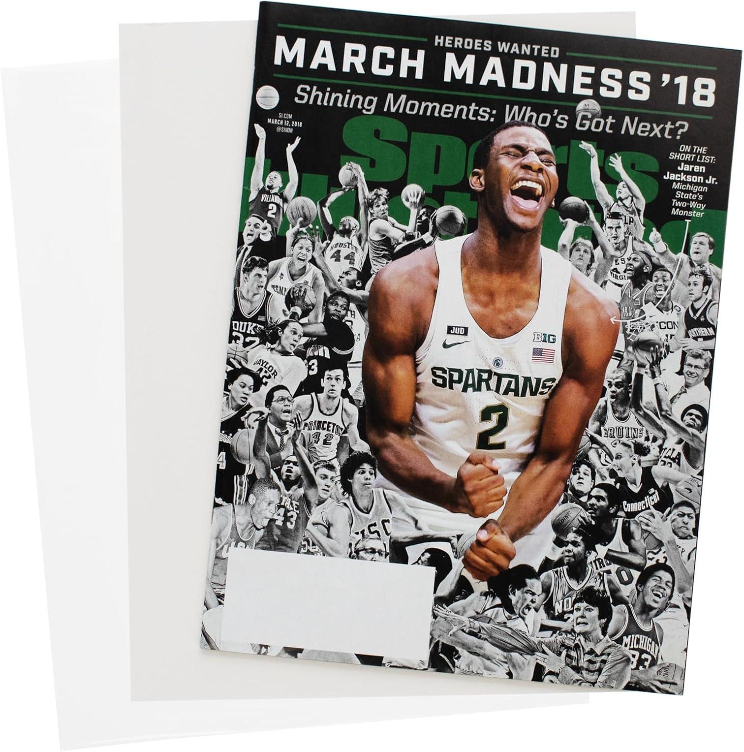 image:imageBCW Magazine Bags and Boards 25 Pack Premade Resealable Magazine Protectors Standard Size 8 x 11 Magazine Sleeves and Boards PreLoaded for Storage and Display25