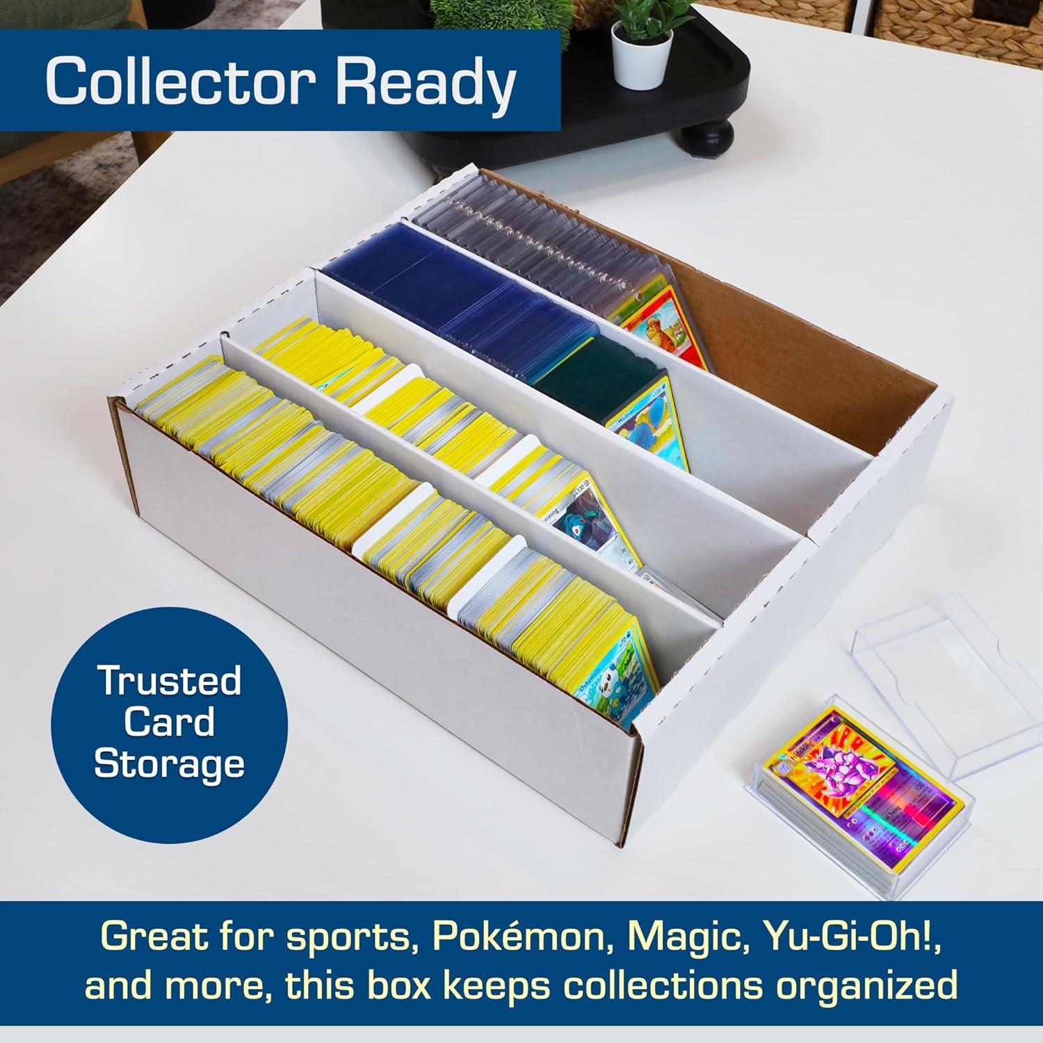 image:imageBCW Monster Box 5ct Trading Card Storage Box Holds 3200 Cards Sports amp TCG Card Organizer