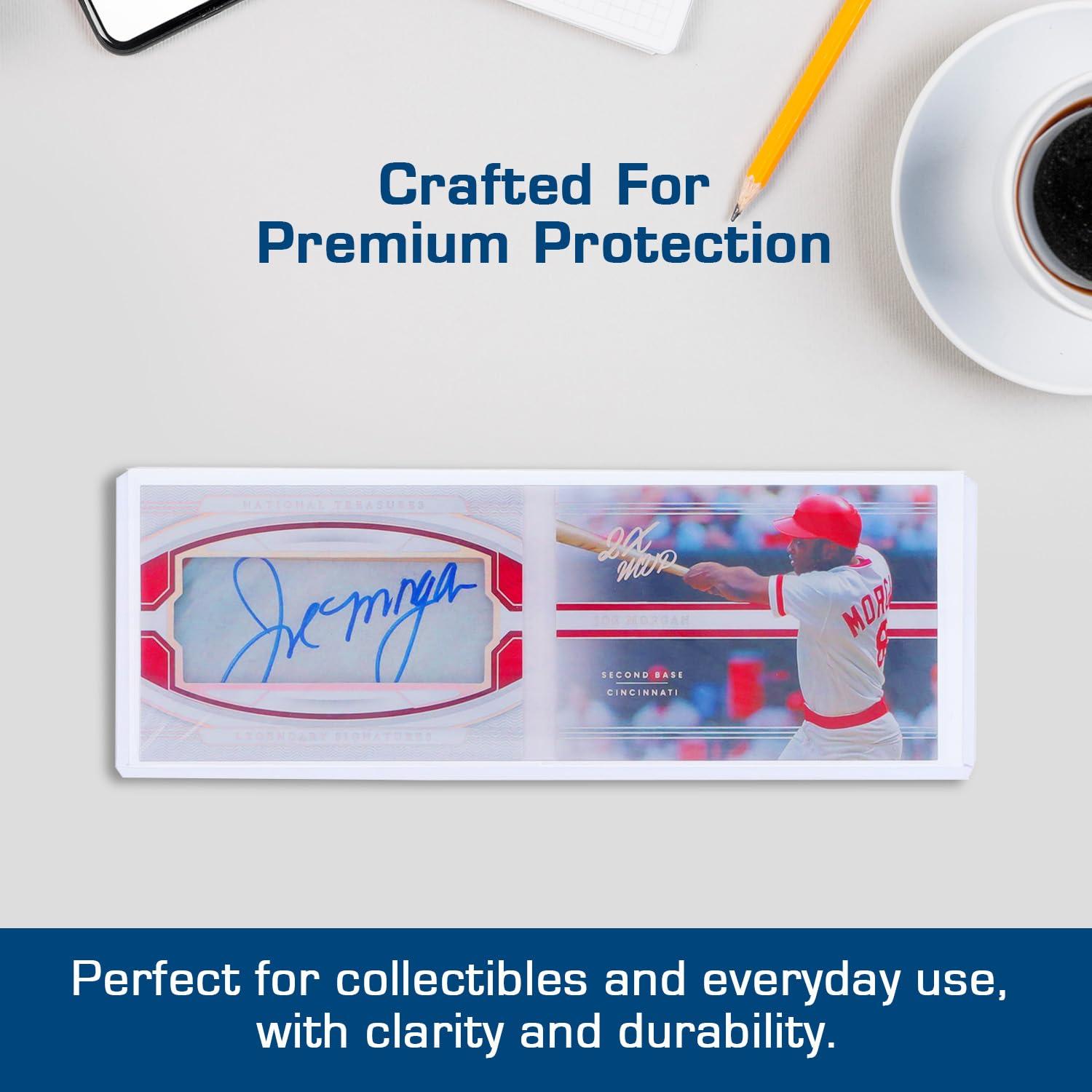image:imageBCW Resealable Booklet Card Holder Bags Clear Polypropylene Sleeves for Rigid Holders Toploaders Magnetics and OneScrews AcidFree Protective Storage with Adhesive Strip 8 14 X 2