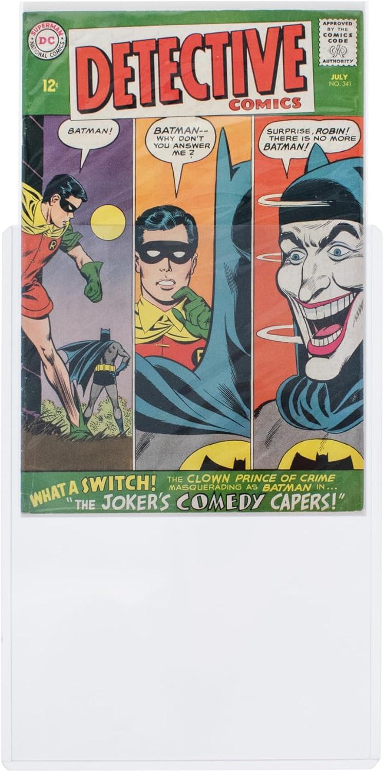 image:imageBCW Silver Age Comic Book Toploaders 20 Pack Rigid Clear PVC Protection for Comics Photos amp Prints Hard TopLoading Case10 Pack