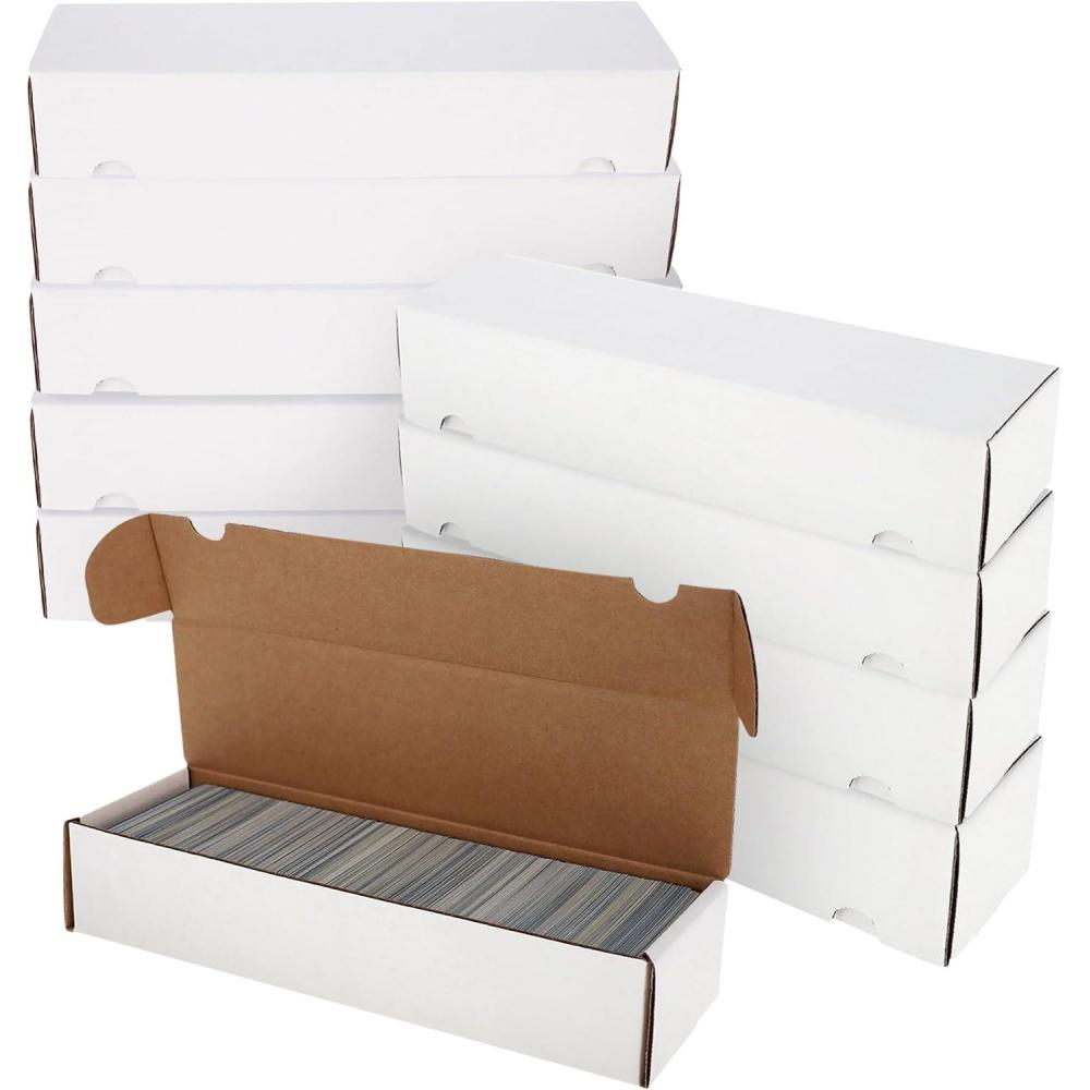 image:imageBCW 800ct Trading Card Storage Boxes 10 Pack Organizer for Sports Cards MTG Pokemon and Card Games Assemby Required10 Boxes