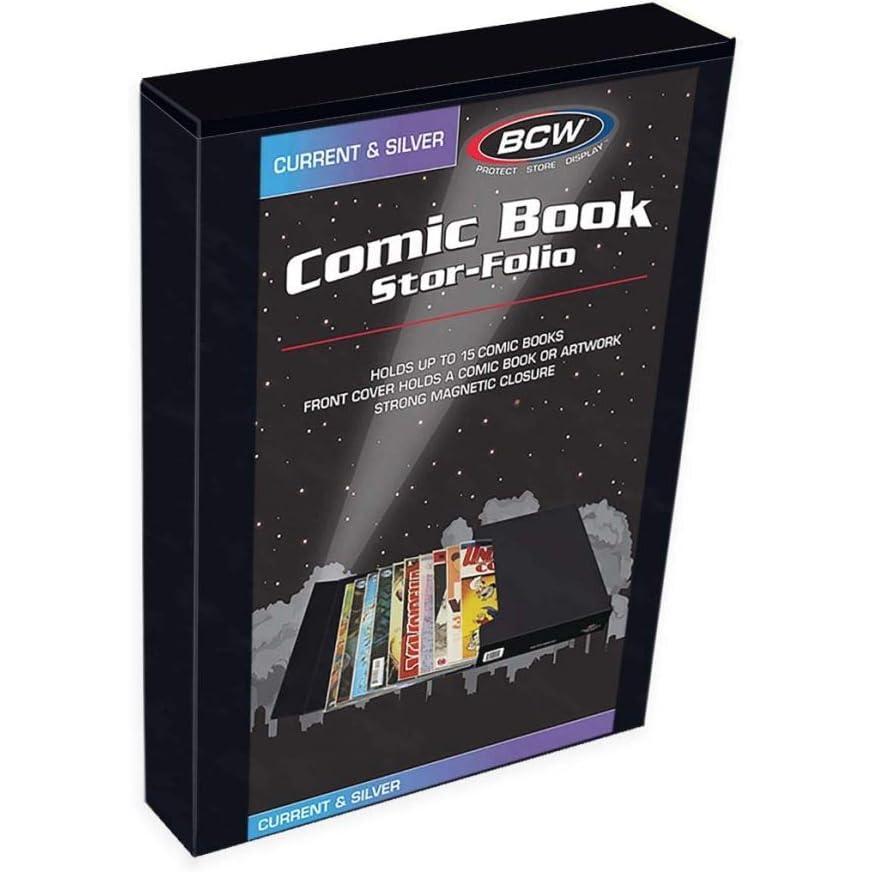 image:imageBCW Comic Book StorFolio  1 Pack  Comic Book Travel Case for Current amp Silver Age  Magnetic Comic Folio CarrierSingle