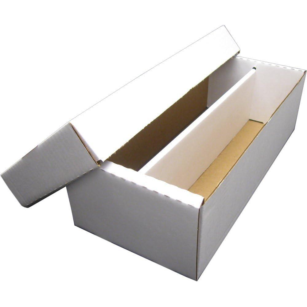 image:imageBCW Shoe Storage Card Box 3 ct Cardboard Box for Trading amp Collectible Cards Holds 1600 Standard Cards or 300 3x4 Toploaders Gaming Card Organizer Box Assembly Required1 Pack