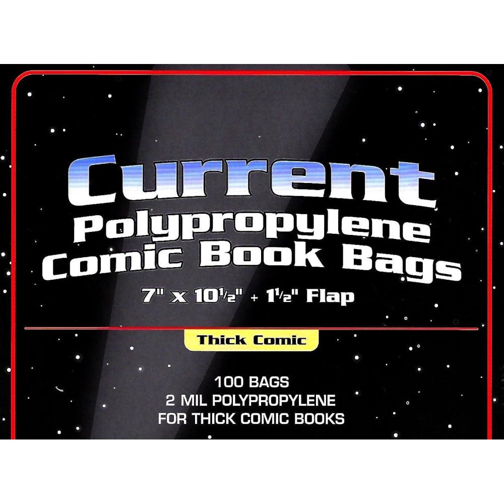 image:imageBCW Thick CurrentModern Comic Bags and Boards  Bulk Pack of 1000  AcidFree Modern Comic Bags and Boards for Current Issues  Exterior 6 78 x 10 12 inches  Protect Your Comic Collection