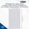 BCW 11×17 Resealable Art Print Bags | Clear Archival Sleeves for Prints, Posters & Photos | Acid-Free 11×17 Plastic Sleeves for Art Storage