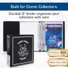 BCW 3in Comic Book Binder – 2ct | Holds Up to 20 Comics | Fits Current & Silver Age | Heavy Duty D-Ring Comic Storage | Clear Spine Pocket| Protect & Organize Your Collection(Single)