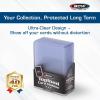 BCW 59 PT Thick Card Top Loaders | Protective Thick Toploaders for Trading Cards Up to 59PT | Rigid Card Toploader for Memorabilia & Collectibles | 1 Pack(108 Pt. / 2.75 Mm)