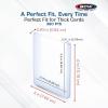 BCW 59 PT Thick Card Top Loaders | Protective Thick Toploaders for Trading Cards Up to 59PT | Rigid Card Toploader for Memorabilia & Collectibles | 1 Pack(240 Pt. / 7 Mm)