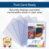 BCW 59 PT Thick Card Top Loaders | Protective Thick Toploaders for Trading Cards Up to 59PT | Rigid Card Toploader for Memorabilia & Collectibles | 1 Pack(168 Pt. / 4.25 Mm)