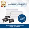BCW 800ct Trading Card Storage Boxes – 10 Pack | Organizer for Sports Cards, MTG, Pokemon, and Card Games | Assemby Required(6 Boxes + 30 Dividers)