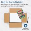 BCW Bulk Regular Comic Backing Boards | Certified Acid-Free for Silver and Bronze Age Comics | Protection for Comic Book Collections