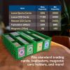 BCW Collectible Card Bin – Green | Holds 3200 Cards | Includes 4 Dividers | Storage for Pokémon, MTG & Sports Cards(2 Pack)