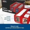 BCW Collectible Card Bin – (Single, Red) | Holds up to 1600 Cards | Plastic Storage Box for Pokémon, MTG & Sports Cards(Single)