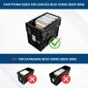BCW Comic Bin Partitions | Exclusive Organizer for Short and Long Comic Book Bins | Notched, Tabbed, and Structurally Supportive Dividers (Green, 3 Pack)(Black / Graded)