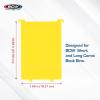 BCW Comic Bin Partitions | Exclusive Organizer for Short and Long Comic Book Bins | Notched, Tabbed, and Structurally Supportive Dividers (Green, 3 Pack)(Yellow)