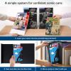 BCW Comic Book StorFolio Kit – Includes Magnetic Comic StorFolio + 50 Current Premade® Resealable Comic Book Bags and Boards | Comic Book Carrying Case & Storage Organizer(Current)