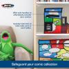 BCW Comic Foldaway | Collapsible Comic Book Storage Tote for 125-150 Comic Books | Foldable Box for Comic Books (Single, Pow!)(4 Pack)