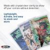 BCW Current Comic Book Top Loaders – 20 Pack | Premium PVC Holders for Modern Comics | Crystal Clear Protection for Single Issues | Display, Store, Ship with Confidence | Comic Book Toploader Rigid(2 Pack)