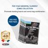 BCW Current Resealable Comic Bags & Boards | Preloaded Sleeves & Backer Boards for Modern Comics (250 Pack)(250 Pack)