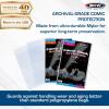 BCW Current/Modern Comic Mylar Archivals – 2 MIL – 50 Count Pack | Archival Comic Book Bags | Standard Size 7 x 10.5 Inches, Secure 1.5 Inch Flap | Protective Covers for Comic Book Collectors(100 Pack)