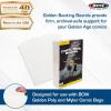 BCW Golden Age Comic Backing Boards – 100 Pack | Certified Acid-Free Comic Book Storage | 7 1/2 x 10 1/2 Inch Dimensions | Archival-Quality Boards for Comic Book Collection Protection