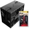 BCW Graded Comic Book Bin with Partition – Black (1 Pack) | Holds 30 Graded Comics | Stackable Comic Book Box Storage for CGC, CBCS & Slabs(Single)