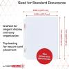 BCW LaserWeld® 1 Pocket Document Page | 100 Pack of 8.5 x 11 Clear Plastic Paper Sleeves | Archival-Safe Protective Sleeves for Paper with Reinforced Laser Welded Seams | 3 Ring Binder Compatible(100 Pack)