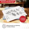 BCW LaserWeld® 1 Pocket Document Page | 100 Pack of 8.5 x 11 Clear Plastic Paper Sleeves | Archival-Safe Protective Sleeves for Paper with Reinforced Laser Welded Seams | 3 Ring Binder Compatible(100 Pack)