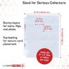 BCW LaserWeld 20-Pocket Coin Pages | 50 Count | Archival Acid-Free 3-Ring Binder Pages for Coins, Cards & Slides | Strong, Flat Laser-Welded Seams(50 Pack)