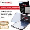 BCW LaserWeld 8×10 Photo Pages – 50 Count Box | 8×10 Plastic Sleeves for Photos | Archival-Safe Photo Protector Sleeves for 3-Ring Binders(100 Pack)