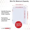 BCW LaserWeld 8×10 Photo Pages – 50 Count Box | 8×10 Plastic Sleeves for Photos | Archival-Safe Photo Protector Sleeves for 3-Ring Binders(50 Pack)