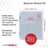 BCW Laserweld 3-Pocket 4×6 Photo Sleeves for 3 Ring Binder | Archival Photo Album Refill Pages | 100 Count(100 Pack)