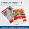 BCW Life Magazine Bags | Crystal Clear Polypropylene | Acid-Free Archival Quality | Protect and Store Collectible Life Magazines | Exterior 11 1/8 x 14 1/4 (Non-Resealable, 200 Pack)(100 Pack)