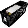 BCW Long Comic Book Bin – 1 Pack | Heavy Duty Comic Book Storage Box | Stackable Comic Bin Organizer for 300 Comics Each | Acid-Free Plastic Comic Book Box with Divider & Label Slot(5 Pack)