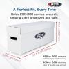 BCW Long Comic Storage Box – Folded | Corrugated Box for 250-300 Current/Silver Comics | Durable 200 lb. Strength