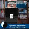 BCW Magazine Document & Comic Book Storage Bins | Durable Magazine Bin | Magazine Storage Box for Sorting and Organizing | Heavy Duty & Stackable Plastic – Fits all Comics (2 Pack)(5 Pack)