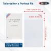 BCW Paperback Book Bags – 200-Pack | 5 x 7 3/8 Inches | Crystal Clear Polypropylene, Acid-Free Protection for Your Pocket Paperbacks | Book Covers for Paperbacks(100 Pack)