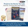 BCW Paperback Book Bags – 200-Pack | 5 x 7 3/8 Inches | Crystal Clear Polypropylene, Acid-Free Protection for Your Pocket Paperbacks | Book Covers for Paperbacks(200 Pack)