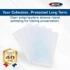 BCW Resealable Booklet Card Holder Bags | Clear Polypropylene Sleeves for Rigid Holders, Toploaders, Magnetics, and One-Screws | Acid-Free Protective Storage with Adhesive Strip – 8 1/4 X 2