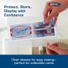 BCW Resealable Booklet Card Holder Bags | Clear Polypropylene Sleeves for Rigid Holders, Toploaders, Magnetics, and One-Screws | Acid-Free Protective Storage with Adhesive Strip – 8 1/4 X 2