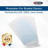 BCW Resealable Graded Comic Book Bags | 100 Count Each | Acid-Free Storage Solution for Comic Collectors | Protection and Display for Comic Books | 9×14