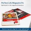 BCW Resealable Life Magazine Bags – 200 Pack | Crystal Clear Polypropylene | Archival Quality |Store Collectible Life Magazines | Exterior 11 1/8 x 14 1/4(200 Pack)