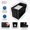 BCW Short Comic Book Bin | Holds 150 Comics | Stackable Plastic Storage | Acid-Free Organizer | Black, 5 Pack(5 Pack)