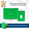 BCW Short Comic Book Bin | Holds 150 Comics | Stackable Plastic Storage | Acid-Free Organizer | Green, Single(Single)