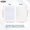 BCW Silver Age Comic Bags and Boards Combo (1000 Ct) | 1000 Silver Comic Backing Boards + 1000 Resealable Silver Comic Bags | Archival Protection for Silver Age Comics | Clear Comic Storage Solution