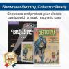 BCW Silver Age Comic Book Magnetic Display Case – 2 Pack | UV-Shielded 2-Piece Frame w/Gold Magnets & Sawtooth Hanger | Fits Bagged & Boarded Silver-Age Comics(2 Pack)