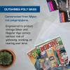 BCW Silver Age Comic Mylar Archival Bags – 4 MIL | Archival Polyester Mylar Comic Book Bags | Fits Silver Age Comics | 25 Pack | 1.5” Fold-Over Flap(2 Mil)